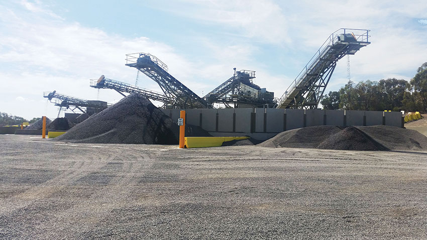 SITE PHOTO: Site Crushing Plant, aggregate production